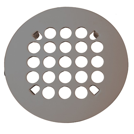 Westbrass 4-1/4" Brass Snap-In Shower Drain Cover, Oil Rubbed Bronze D3191-12